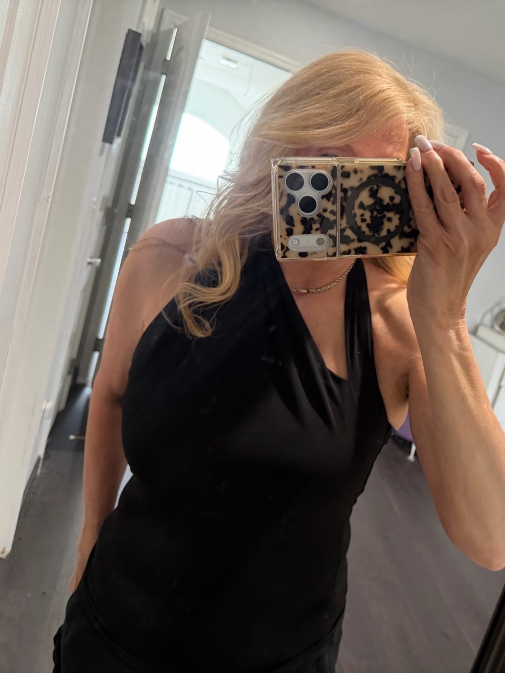 Boston Proper Black Halter Neck Top